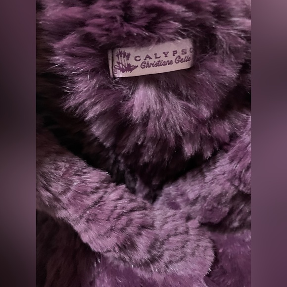 CALYPSO Christiane Celle 100% rabbit fur vest size Medium - Picture 9 of 16